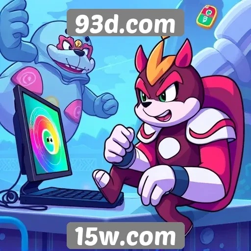 Popularidade dos jogos online em 93d.com
